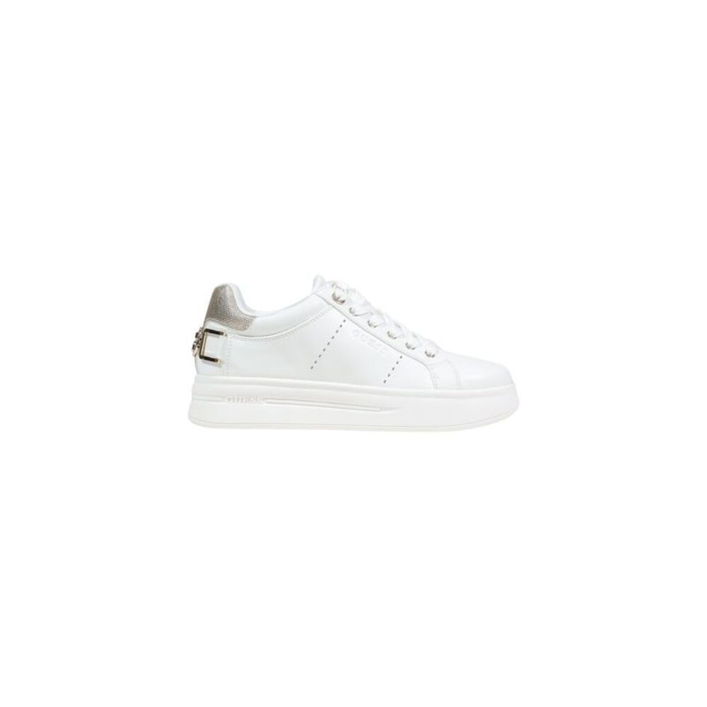 Guess White Polyethylene Platform Women's Sneakers
